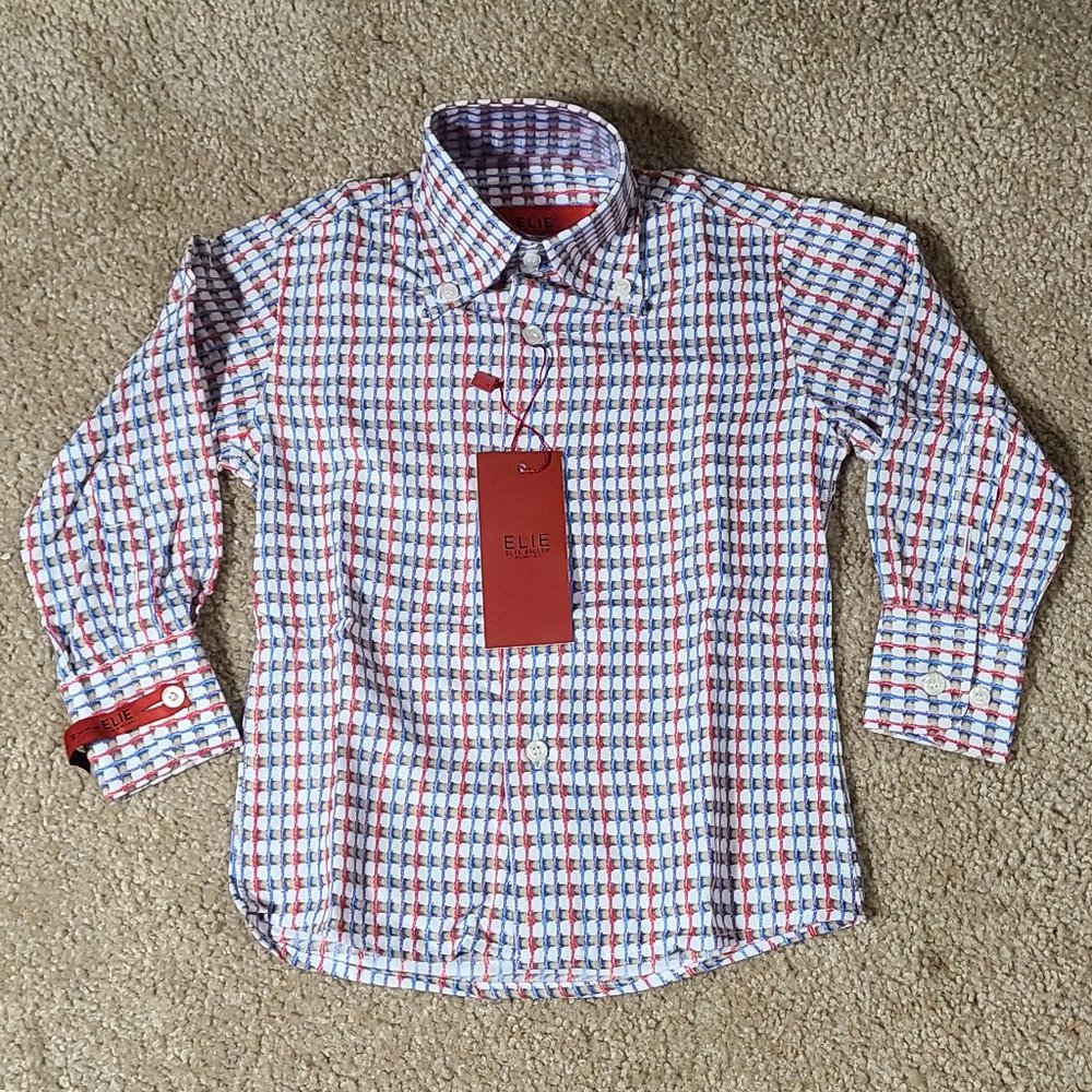 Elie toddler button up shirt
